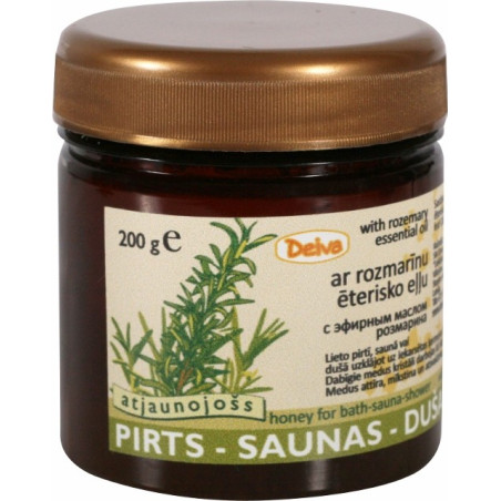 Sauna and shower honey with rosemary essential oil