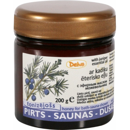 Sauna and shower honey with juniper essential oil 200g