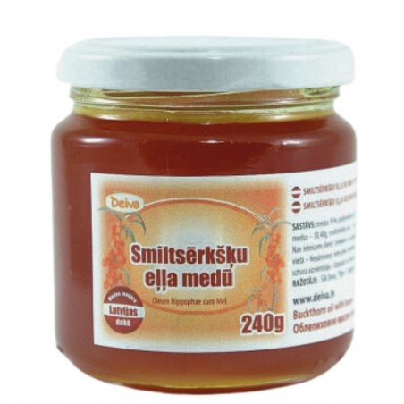 Honey with sea buckthorn oil 240g