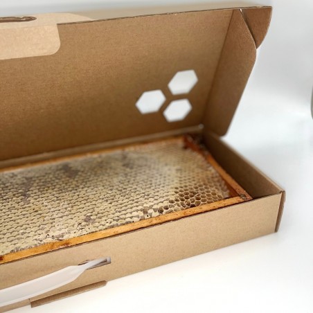 Cardboard box for honey room frame