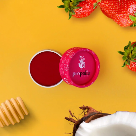 Tinted BIO Lip Balm with Strawberries, 6 g