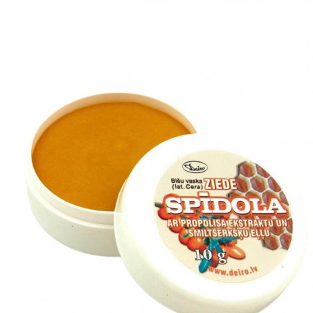 Spīdola Beeswax ointment with propolis extract and sea buckthorn oil 10g