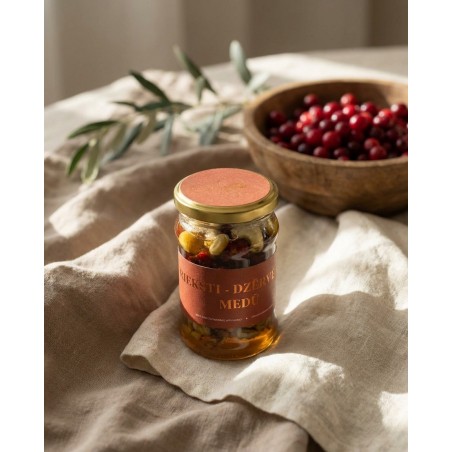 Орехи и клюква в мёде, 330 г