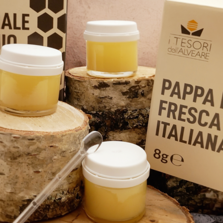 Свежие органические маточные молочко, Италия, 8г