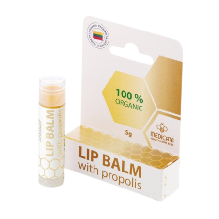 Organic Lip Balm with Propolis, 5g