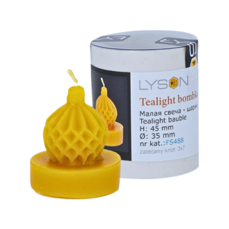 Sveču liešanas silikona forma FS488, eglīšu bumbiņa, 4,5 cm