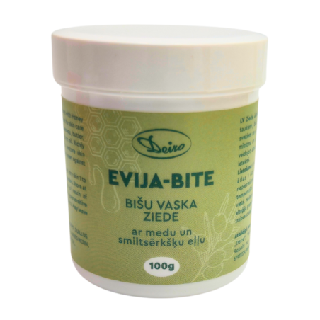 Evija-Bite beeswax ointment with honey and sea buckthorn oil, 100 g