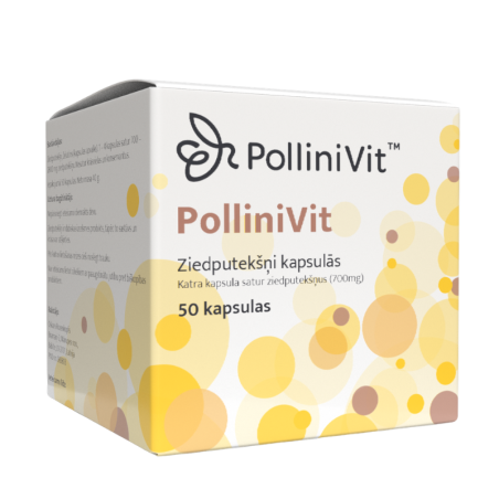 PolliniVit ziedputekšņu kapsulas